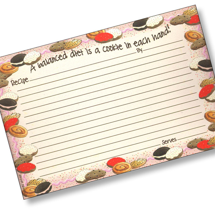 4x6 Cookie Crumbles Recipe Card 4x6 Cookie Crumbles Recipe Card