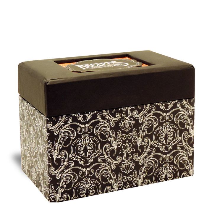 4 x 6 Recipe Box-Savory Eats 4 x 6 Recipe Box-Savory Eats