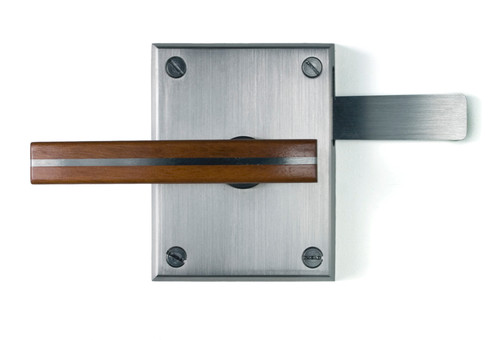Moda Contemporary Gate Latch with Tigerwood Handle - 360 ...