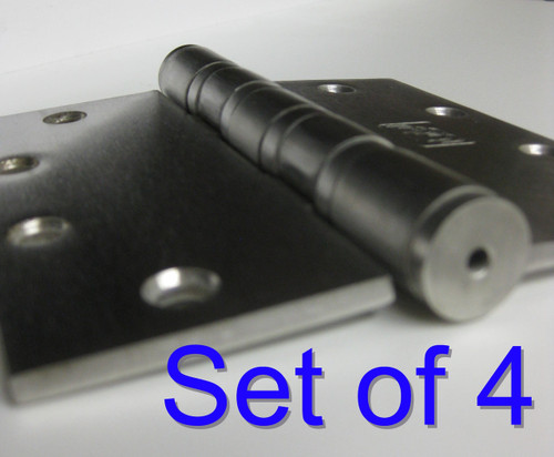 Stainless Steel 5&quot; Heavy Duty Ball Bearing Hinge (4) 200