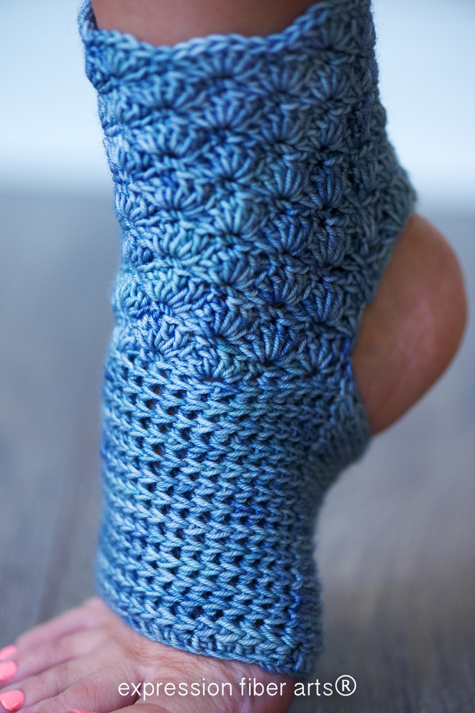 Prana Crochet Yoga Sock Pattern
