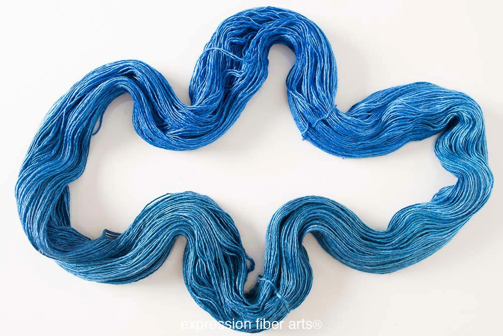 SEPTEMBER SAPPHIRE 'PEARLESCENT' FINGERING Expression Fiber Arts, Inc.