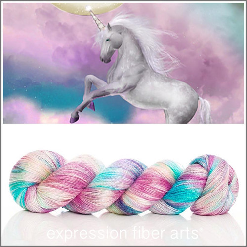UNICORN SPRINKLES ALPACA SILK LACE