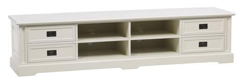 Bella House Classic TV Unit 4Drw/4 Open