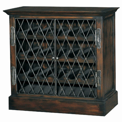 Sanoma Wine Chest - Size: 85H x 89W x 48D (cm)