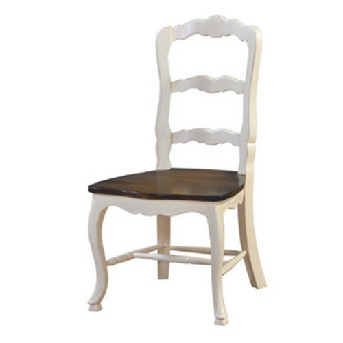 Provincial Dining Chair w/ Wooden Seat - Size: 104H x 55W x 58D (cm)