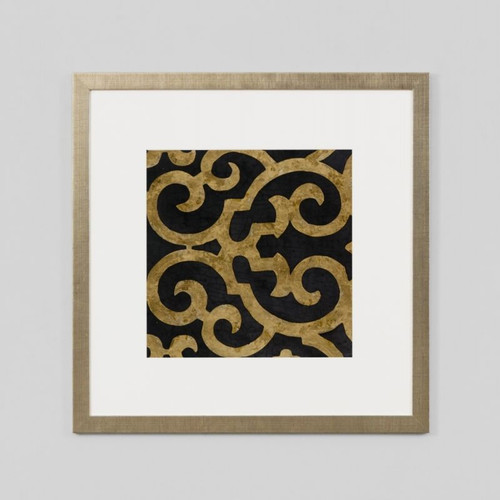 Framed Print: Lattice Ebony