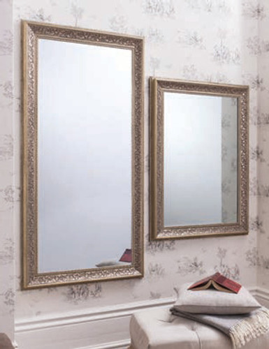 Milena Leaner Antique Silver 62x31"" Gallery Direct""