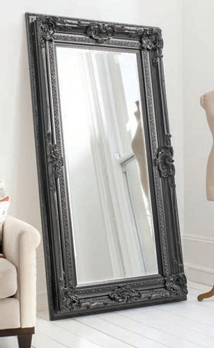 Valois Mirror Black 72x38"" Gallery Direct""