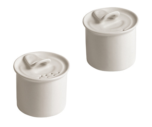 Porcelain Salt + Pepper Cellars