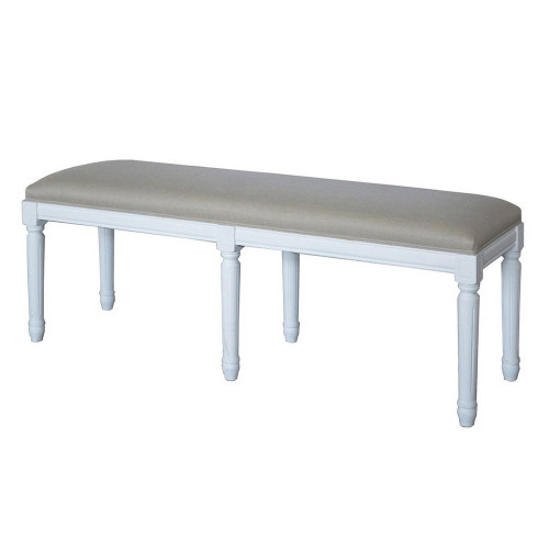 Bordeaux Ottoman - White