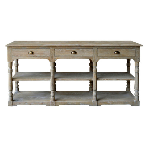 Normandy Console Table - Weathered Grey