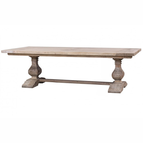 Provincial Trestle Dining Table 3m - Size: 76H x 305W x 119D (cm)