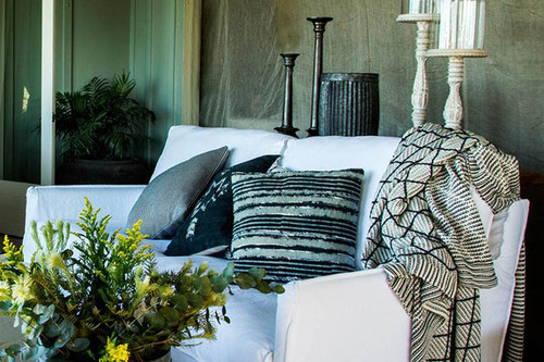 West Hampton White Slip 3 Seat Sofa