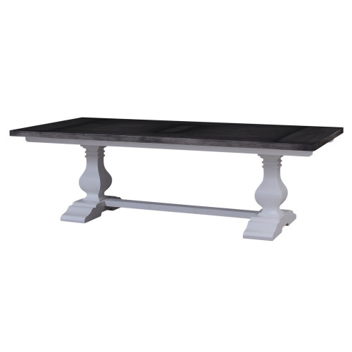 Provincial Trestle Dining Table 240cm - Size: 76H x 244W x 102D (cm)