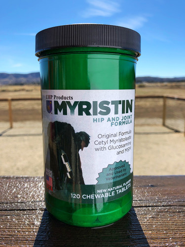 Myristin is Cetyl Myristoleate (CMO) and is one of the most effective products for hip and joint disorders in dogs.