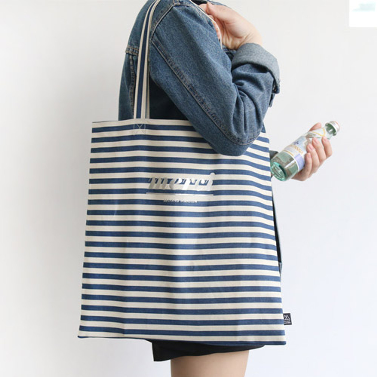 PlanD Merci fabric eco tote bag shoulder bag daily bag - fallindesign