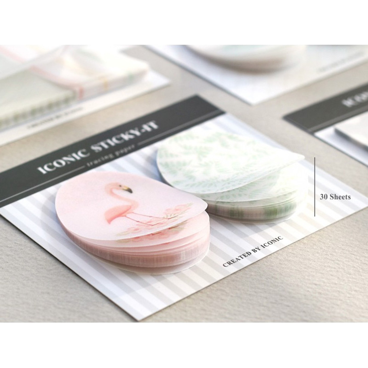 Iconic Translucent tracing paper sticky memo note set fallindesign