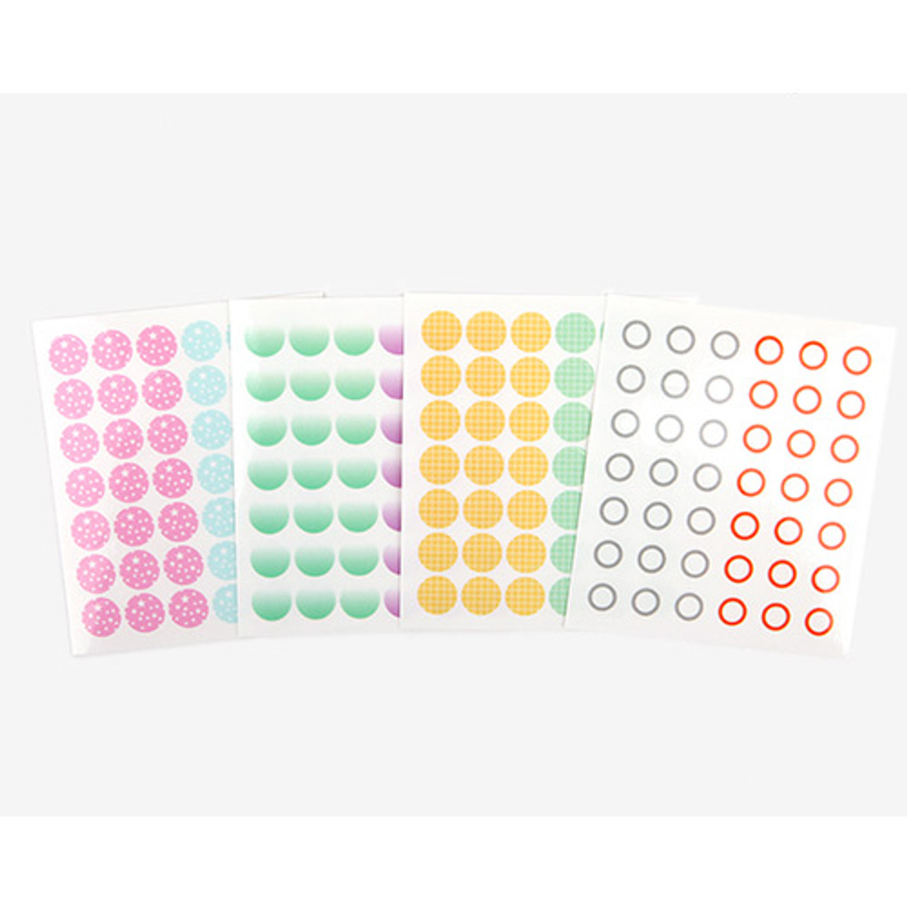 Dailylike Transparent circle deco sticker set ver.2 ...