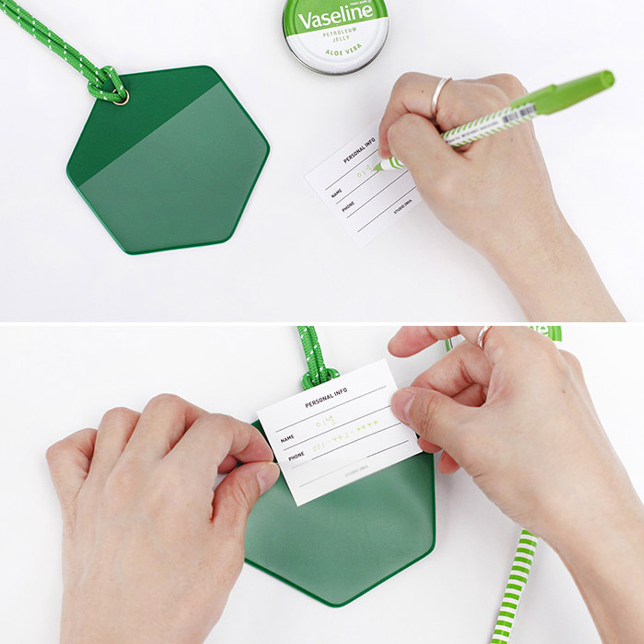 2NUL Travel shape luggage name tag - fallindesign.com