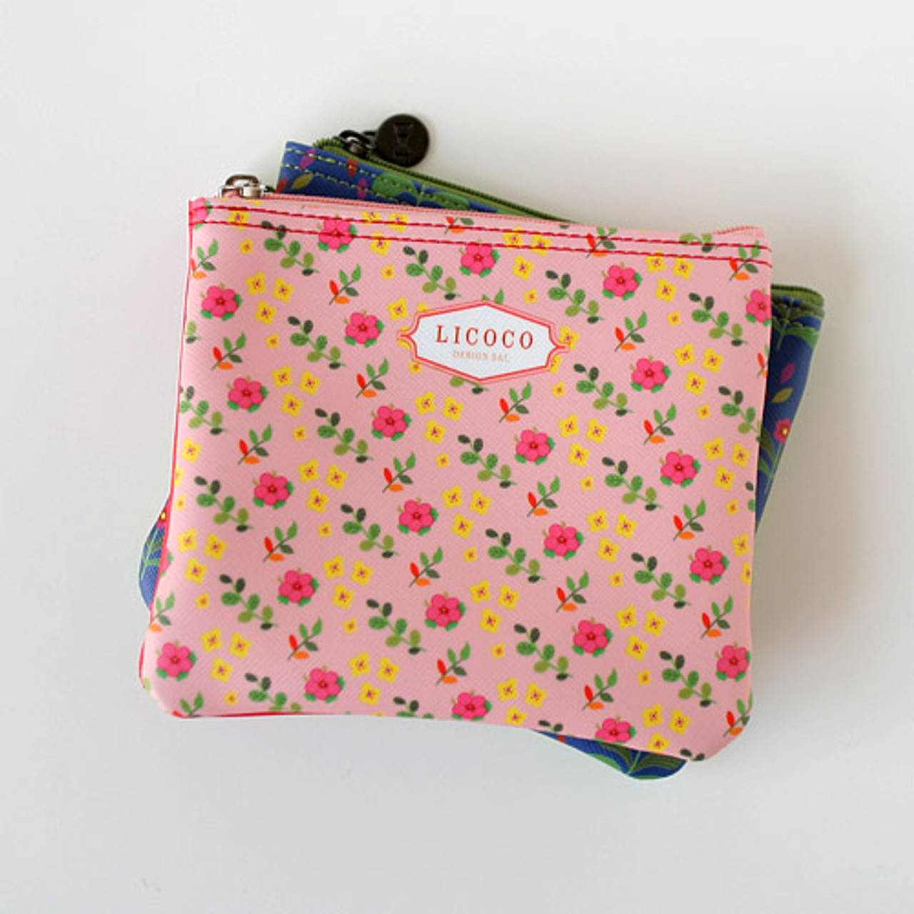 3AL Licoco flower pattern small zipper pouch