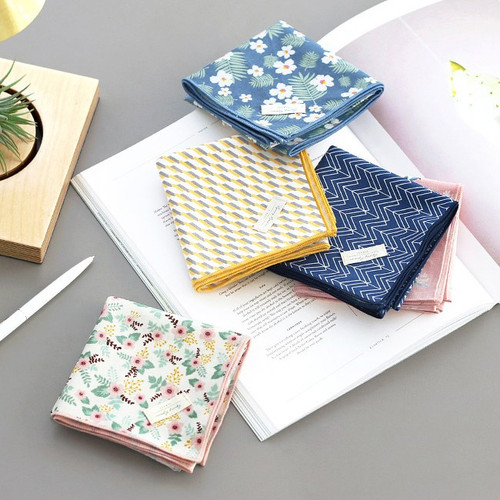 Comely pattern cotton handkerchief hankie Comely pattern cotton handkerchief hankie