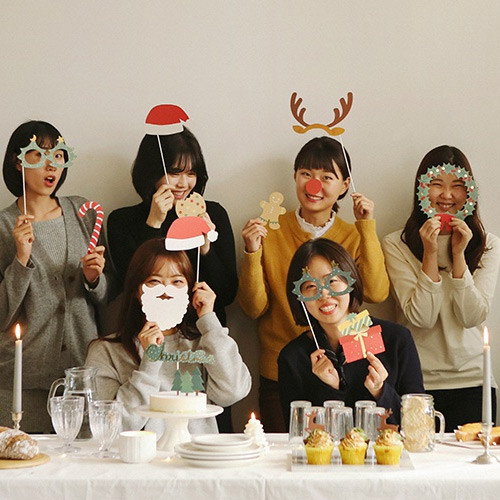 Dailylike Christmas photo stick props set Dailylike Christmas photo stick props set