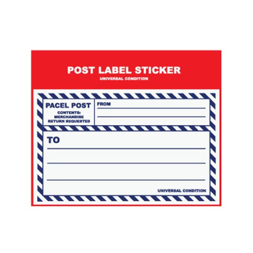 Universal condition Post 4 colors label sticker set - fallindesign