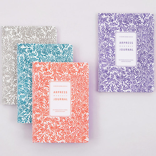 Arpress pattern undated monthly journal diary Arpress pattern undated monthly journal diary