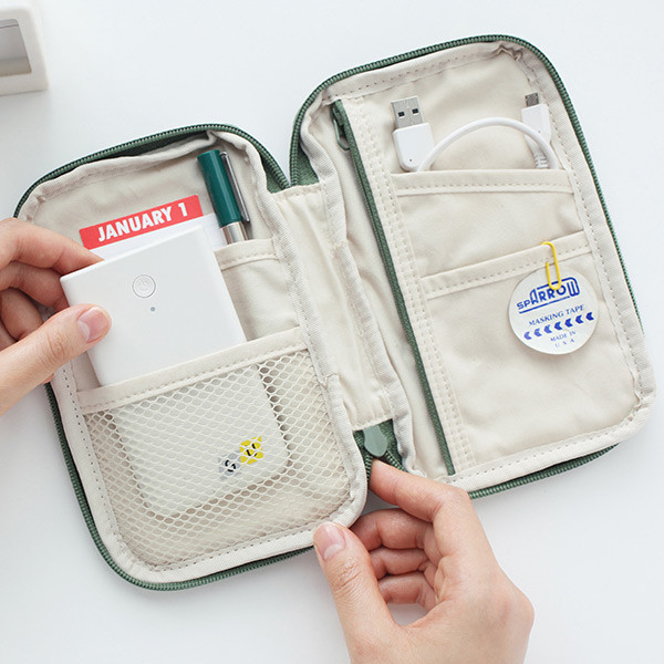 Livework A low hill zip around pocket multi pouch fallindesign