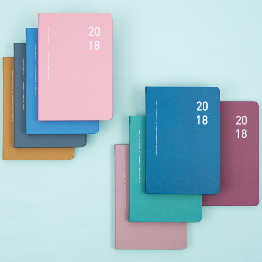ardium 2018 basic dated weekly planner scheduler fallindesign