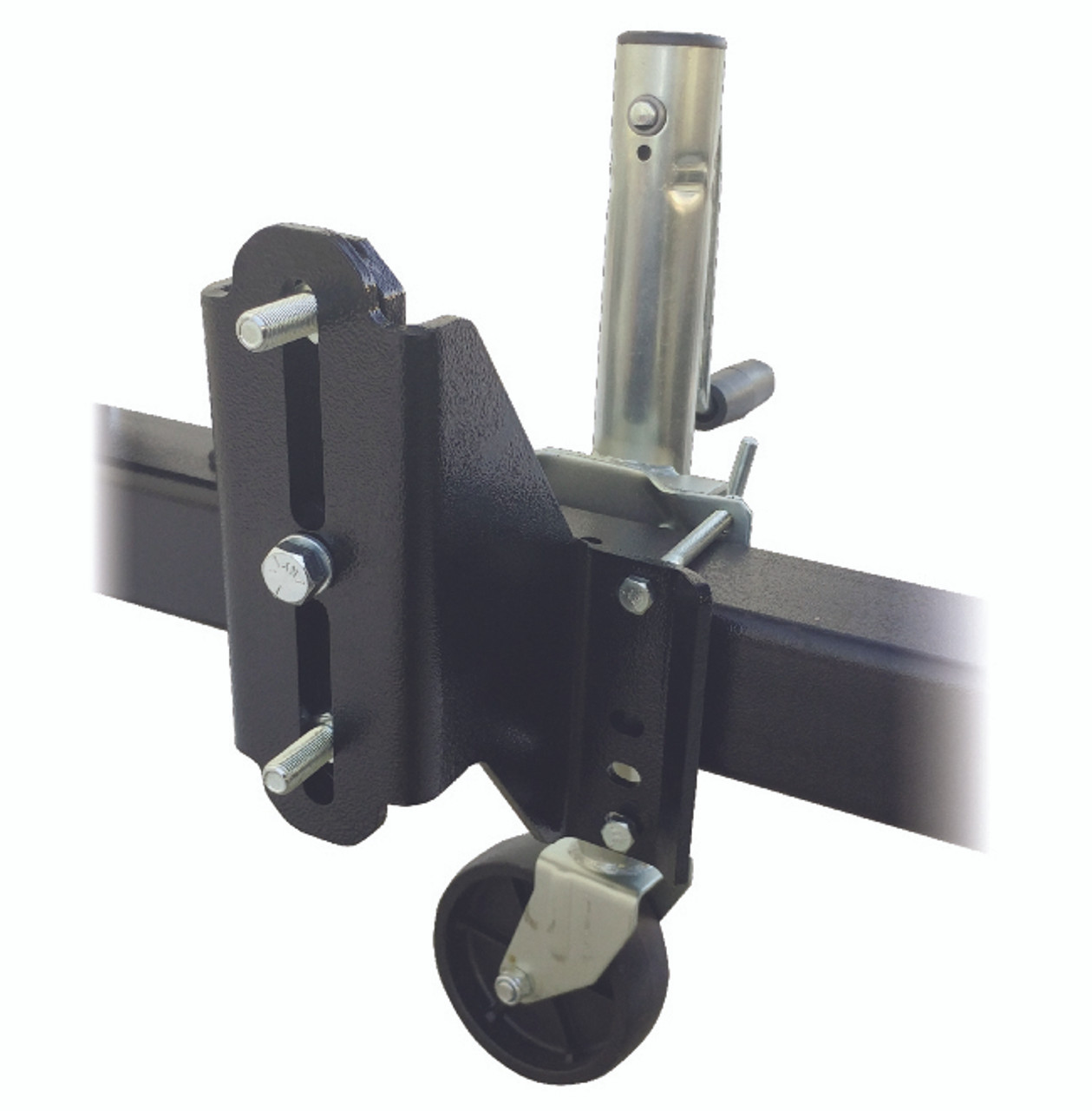 universal hitch mounted spare tire carrier