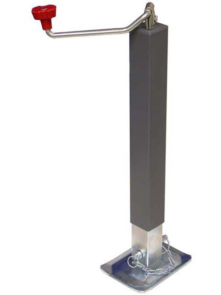 190704 BULLDOG Drop Leg Top Wind Trailer Jack 8,000 lb Capacity