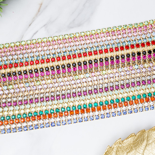 6mm Rhinestone Crystal Chain