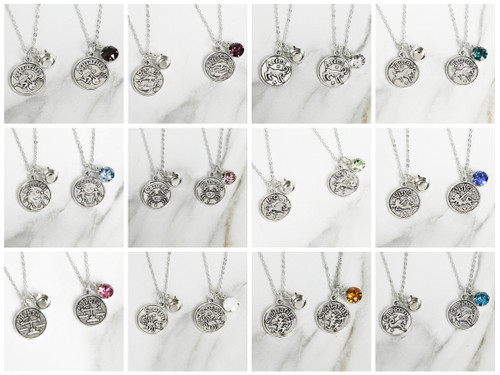8.5mm | Zodiac Sign Charm Necklace | One Piece