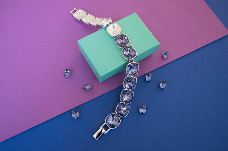 December Birthstone- Tanzanite Swarovski Stone