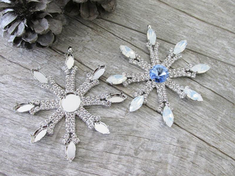 Design your own Snowflake Ornament using Swarovski Crystals