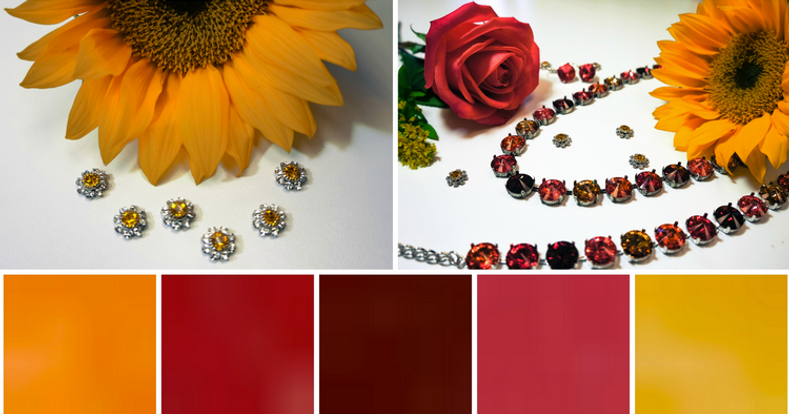 Sunflowers and Roses: Color Inspirations