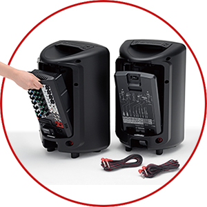 Yamaha STAGEPAS 400BT Portable PA System Bundle w/ Microphone