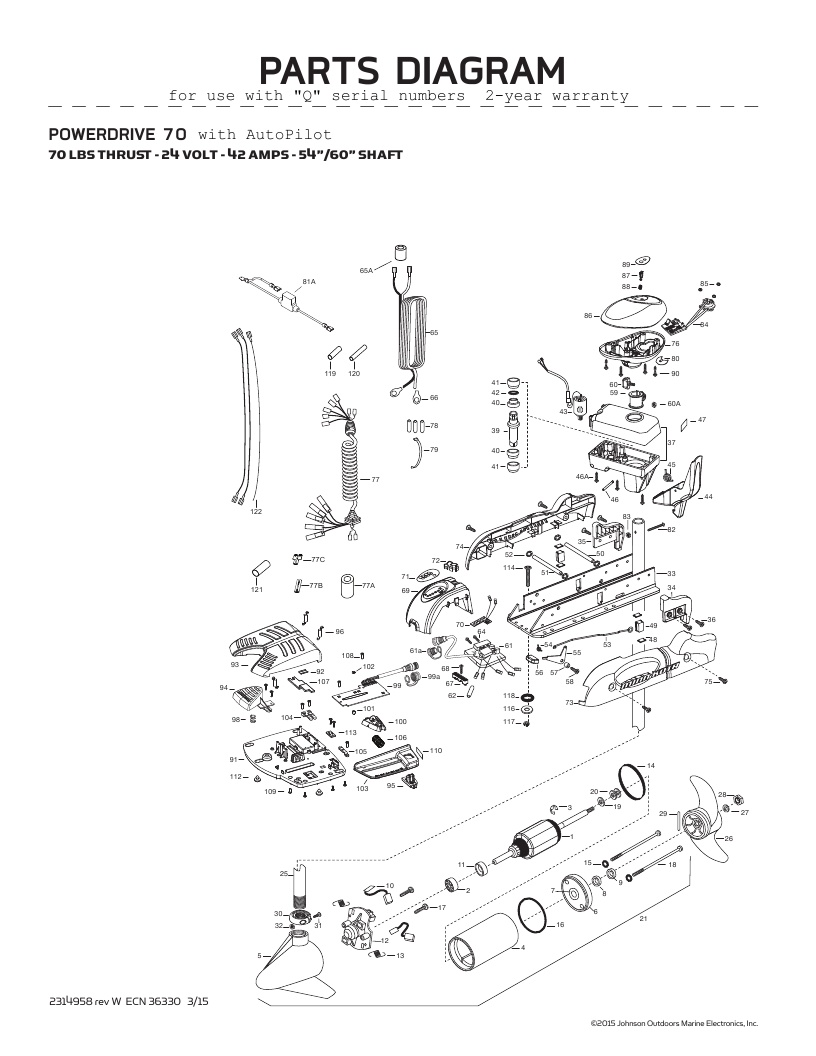 AutoPilot V2 70 Parts - 2016