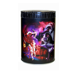 Star Wars Darth Vader Round Tin Coin Can Bank