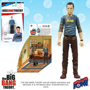 The Big Bang Theory Sheldon Batman T-Shirt 3 3/4-Inch Figure Series 1