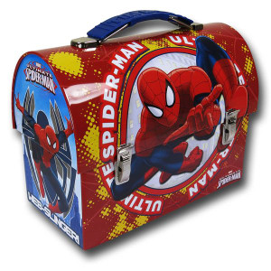 Spider-Man Ultimate Large Workman Carry All Tin Lunch Box
