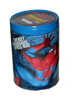 Spider-Man Friendly Neighborhood Spider-Man Round Tin Coin Bank