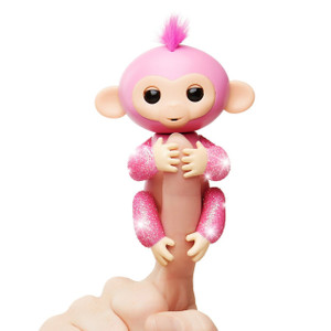 Fingerlings Glitter Monkey - Rose (Pink Glitter)
