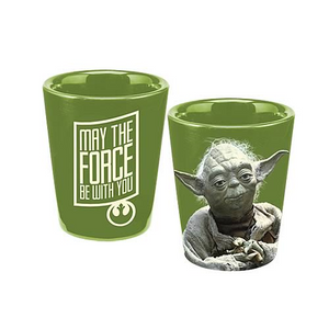 Star Wars Yoda May The Force Be With You Ceramic Shot Glass