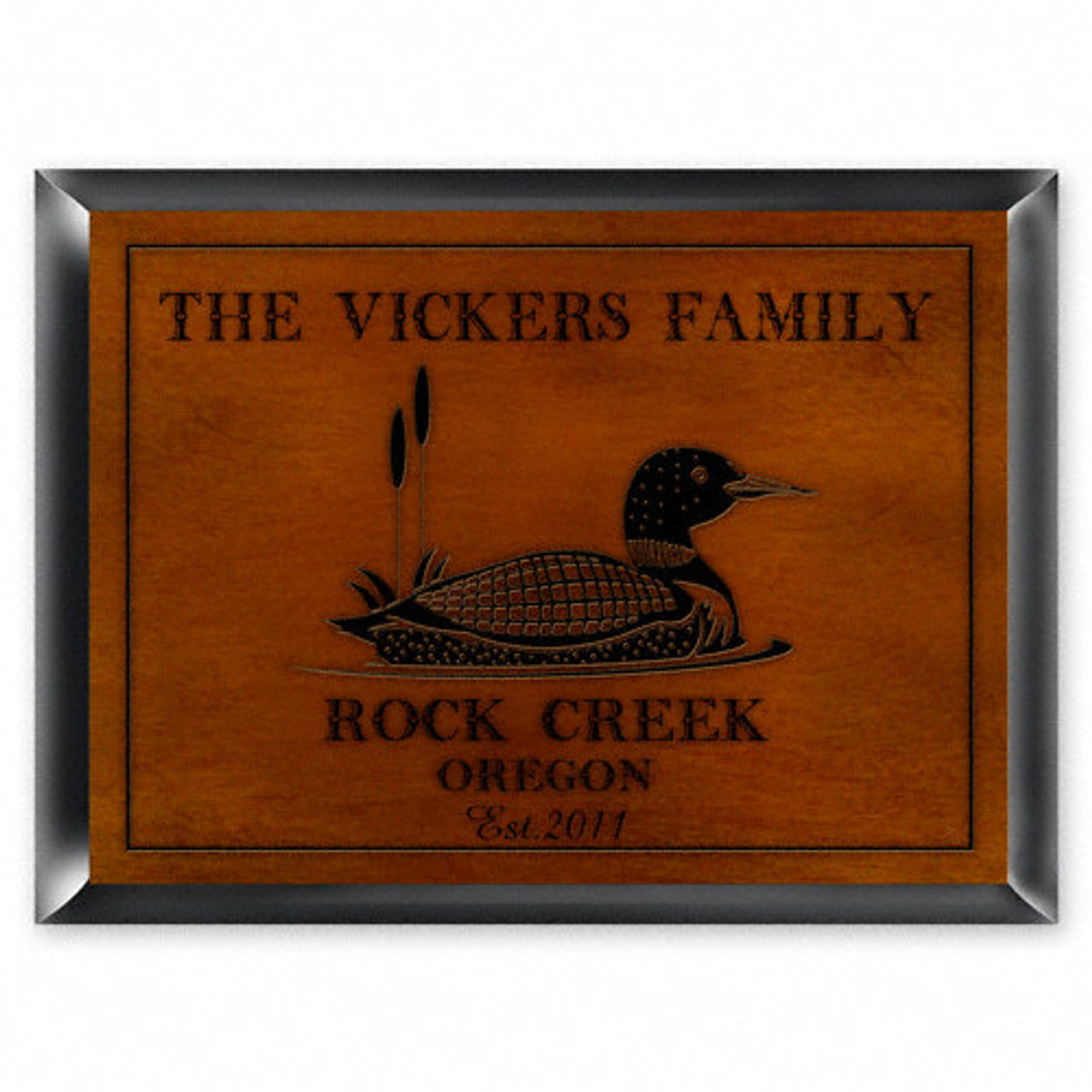 Personalized Cabin Signs | Vintage Wooden Loon Sign