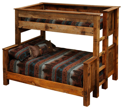 Fireside Lodge | Twin Over Full Reclaimed Wood Bunk Bed