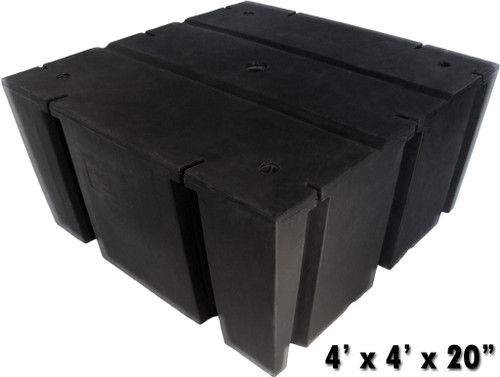 HarborWare 4' x 4' x 20" Dock Float Drums, 1344lbs