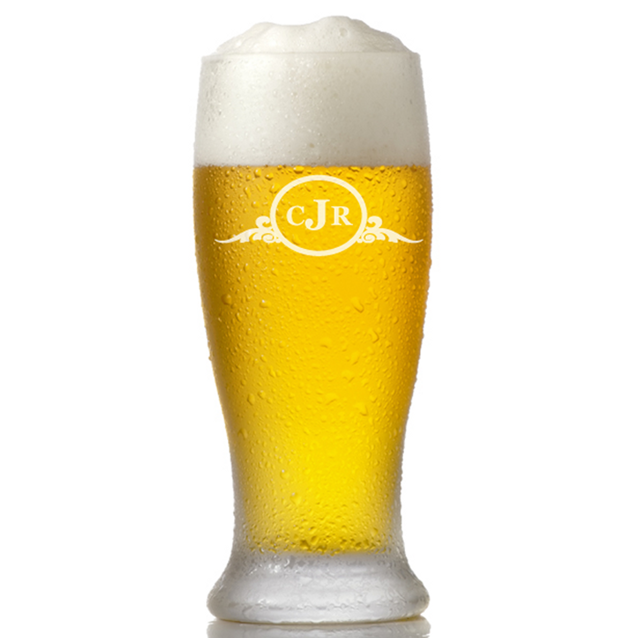 personalized laser engraved pilsner glasses bbq fans